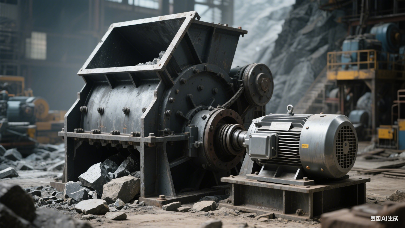 Analysis on the application of three-phase asynchronous motor in rock crusher