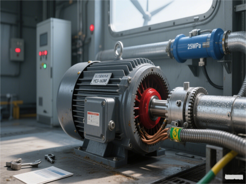 The difference between IE3 three-phase asynchronous motor and single-phase motor in wind turbine application